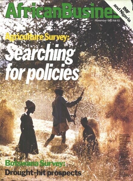 African Business English Edition – November 1983 Cover