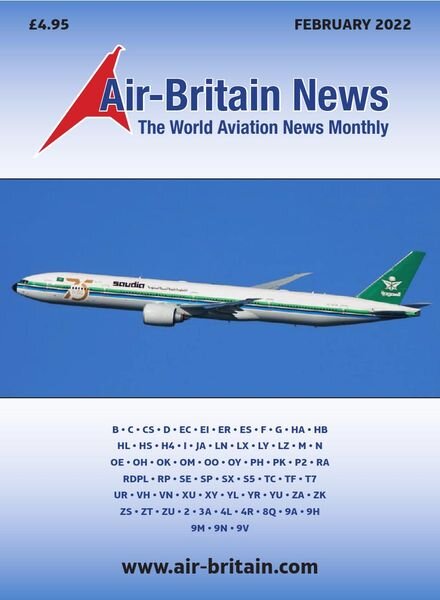 Air-Britain News – February 2022 Cover