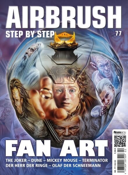 Airbrush Step by Step German Edition – Februar 2022 Cover