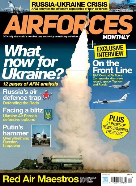 AirForces Monthly – March 2022 Cover
