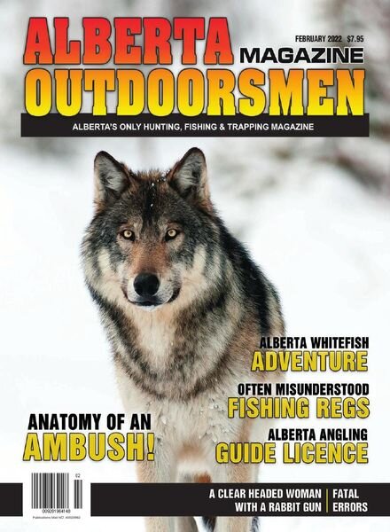 Alberta Outdoorsmen – Volume 23 Issue 10 – February 2022 Cover