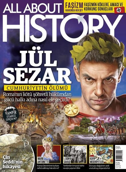 All About History Turkey – Subat 2022 Cover