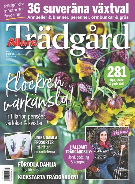 Allers Tradgard – mars 2022 Cover