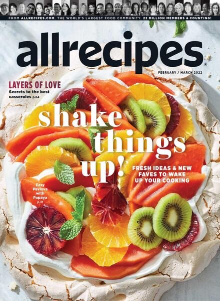 Allrecipes – February-March 2022 Cover