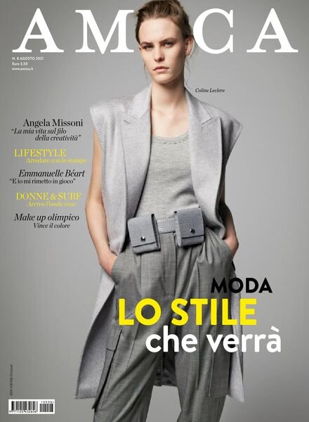 Amica – agosto 2021 Cover