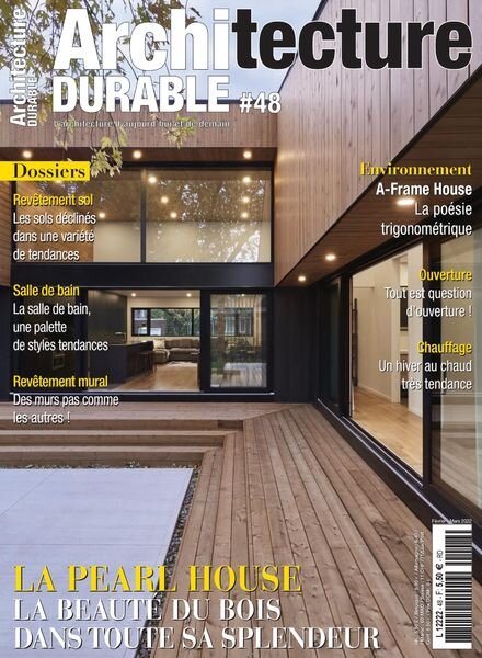 Architecture Durable – Fevrier-Mars 2022 Cover
