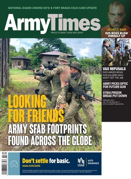 Army Times – February 2022 Cover