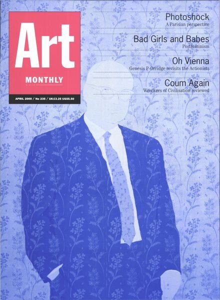 Art Monthly – April 2000 Cover