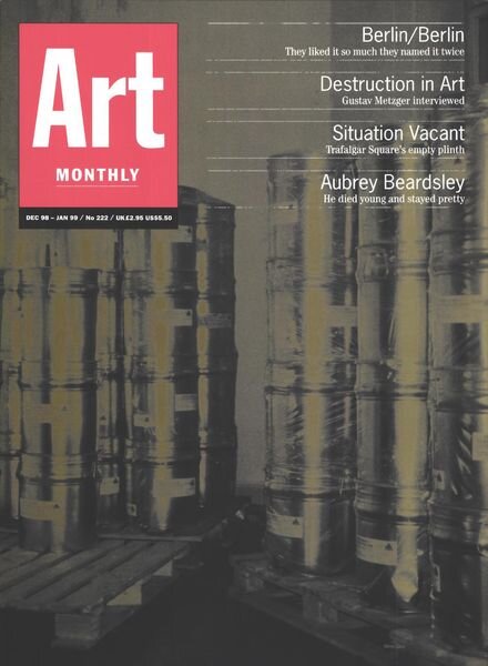 Art Monthly – December-January 1998-99 Cover