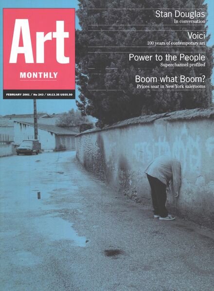Art Monthly – February 2001 Cover
