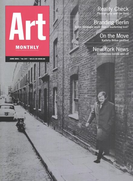 Art Monthly – June 2001 Cover