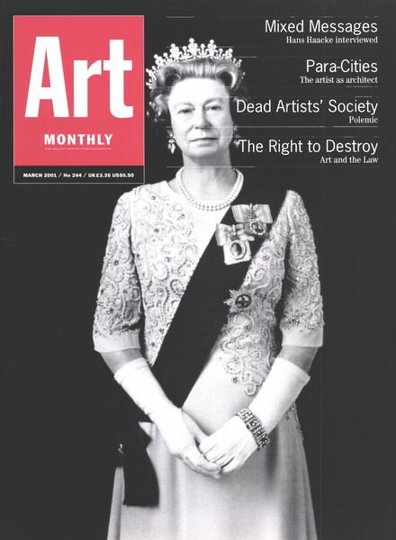 Art Monthly – March 2001 Cover