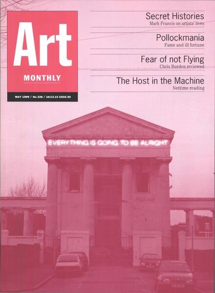 Art Monthly – May 1999 Cover