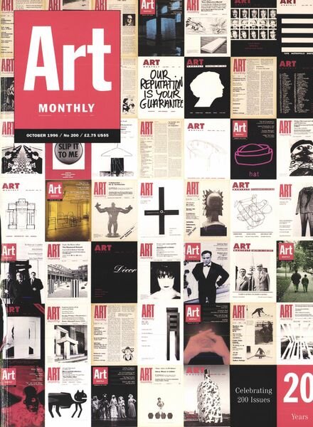 Art Monthly – October 1996 Cover