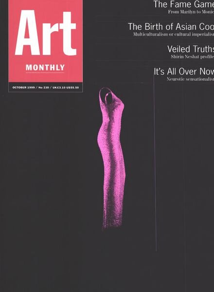 Art Monthly – October 1999 Cover