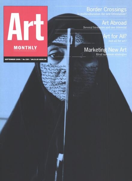 Art Monthly – September 2000 Cover