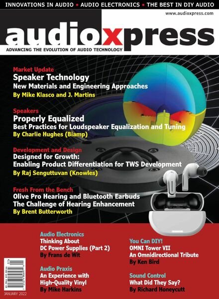 audioXpress – January 2022 Cover