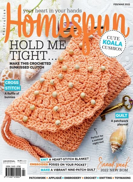 Australian Homespun – February 2022 Cover