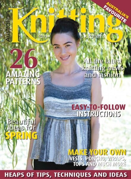 Australian Knitting – July 2017 Cover