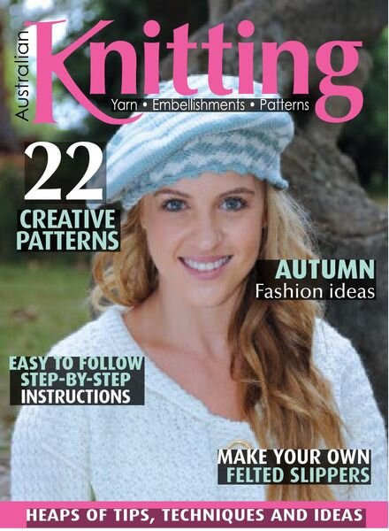 Australian Knitting – Volume 14 Issue 1 – January 2022 Cover