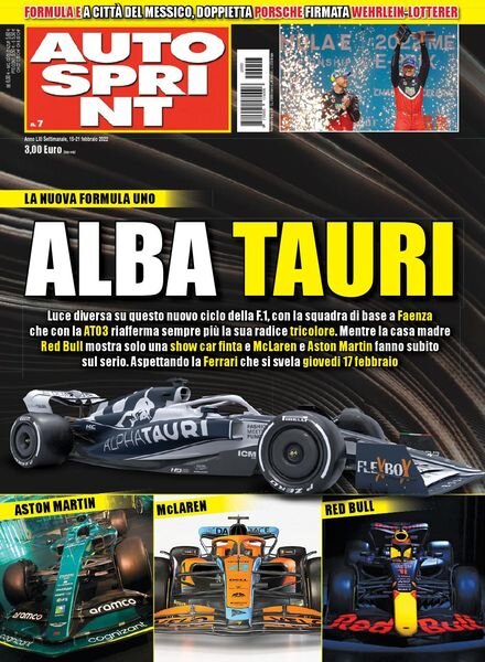 Auto Sprint – 15 Febbraio 2022 Cover