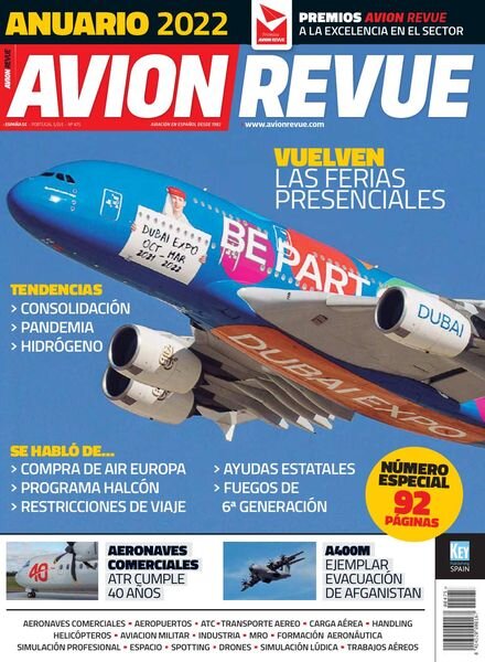 Avion Revue Internacional – Anuario 2022 Cover