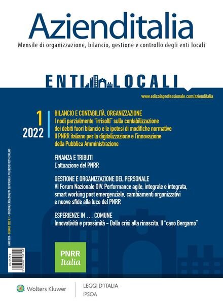 Azienditalia – Gennaio 2022 Cover