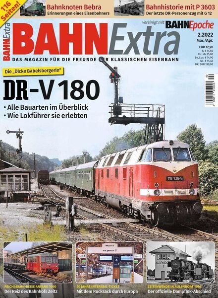 Bahn Extra – Marz-April 2022 Cover