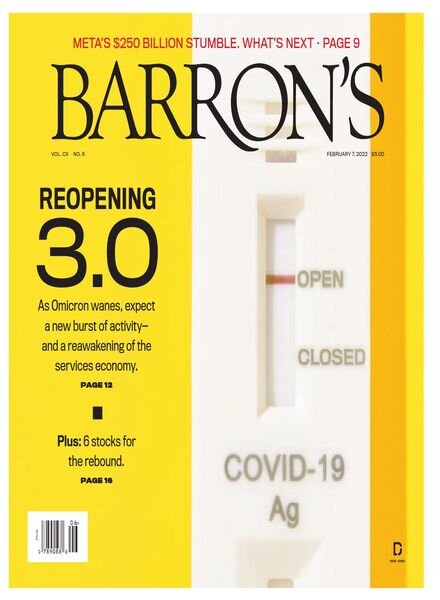 Barron’s – 07 February 2022 Cover