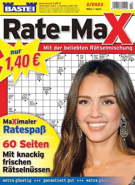Bastei Rate-Max – Februar 2022 Cover