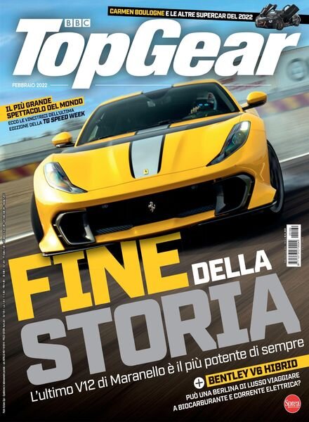 BBC Top Gear Italia – febbraio 2022 Cover