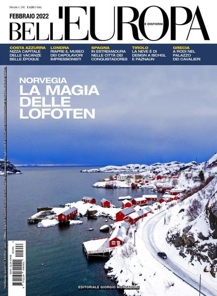 Bell’Europa – Febbraio 2022 Cover