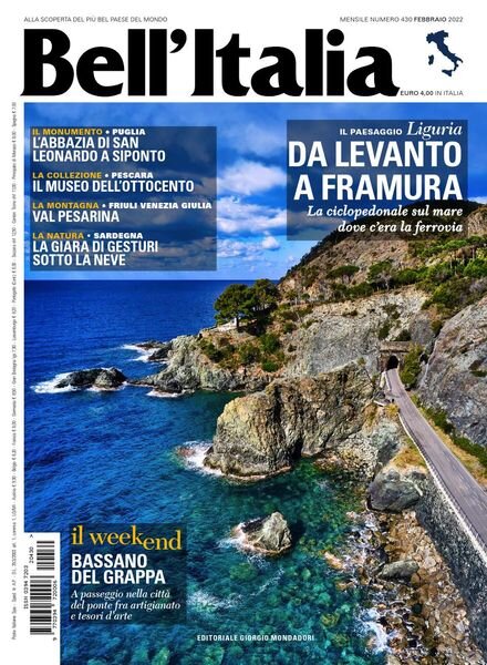 Bell’Italia – Febbraio 2022 Cover