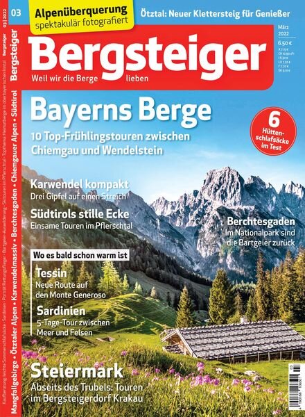 Bergsteiger – Marz 2022 Cover