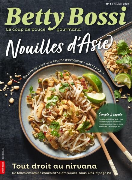 Betty Bossi edition francaise – fevrier 2022 Cover