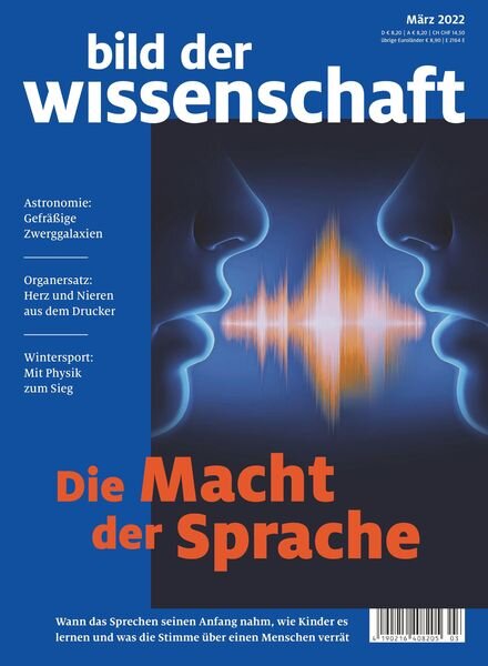 Bild der Wissenschaft – Marz 2022 Cover