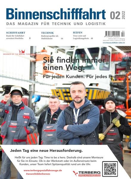 Binnenschifffahrt – Februar 2022 Cover