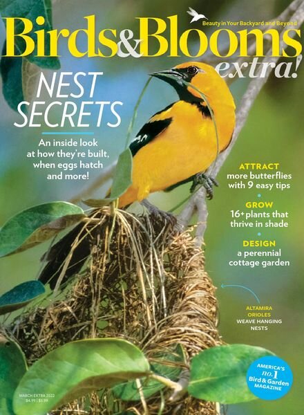 Birds and Blooms Extra – March 2022 Cover