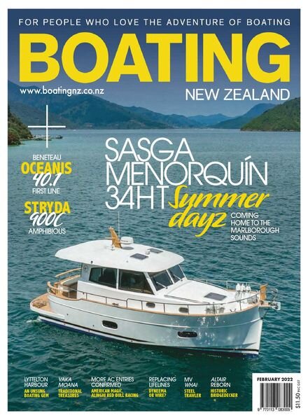 Boating New Zealand – February 2022 Cover