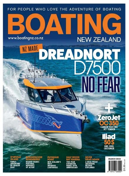Boating New Zealand – March 2022 Cover