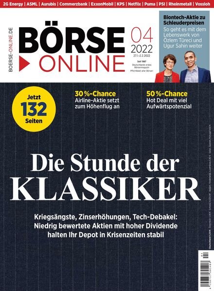 Borse Online – 27 Januar 2022 Cover