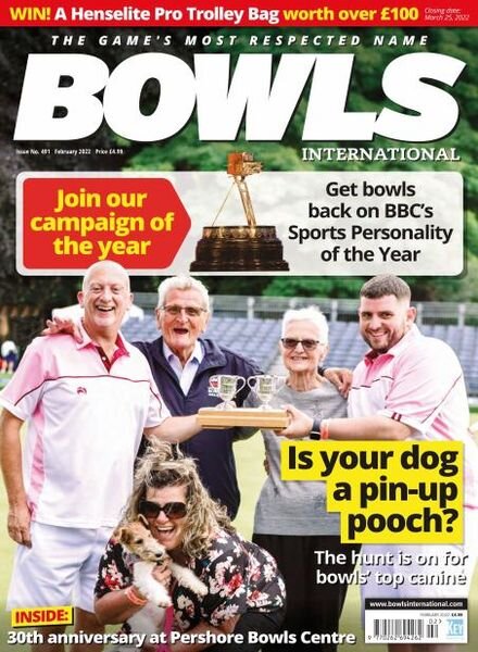 Bowls International – February 2022 Cover