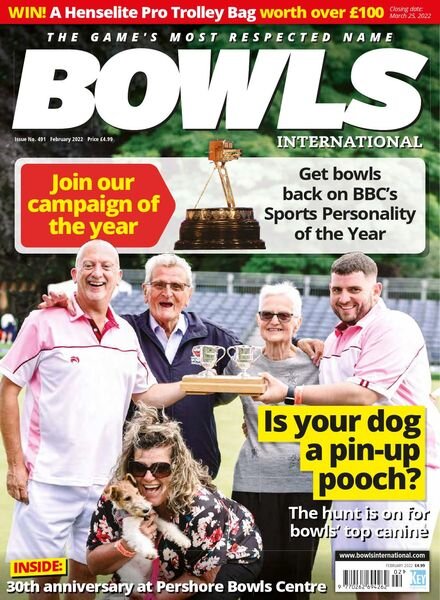 Bowls International – Issue 491 – February 2022 Cover