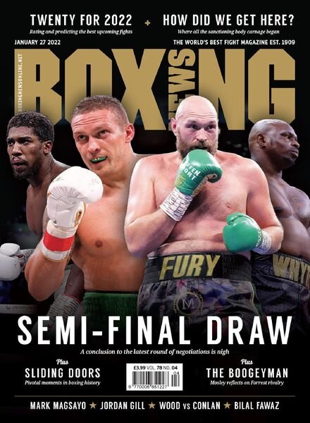 Boxing News – January 27, 2022 Cover