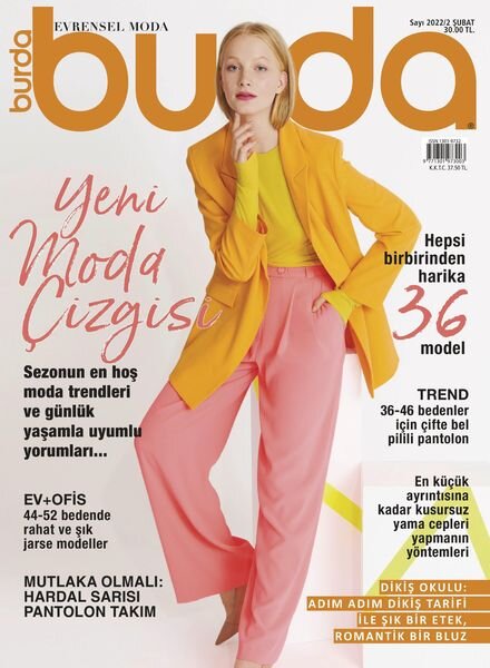 Burda Turkiye – Subat 2022 Cover