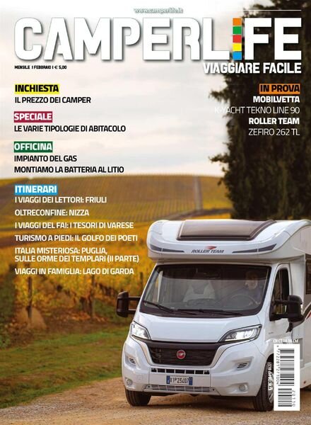 Camper Life – Febbraio 2022 Cover