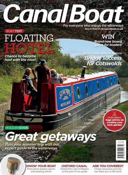 Canal Boat – March 2022 Cover