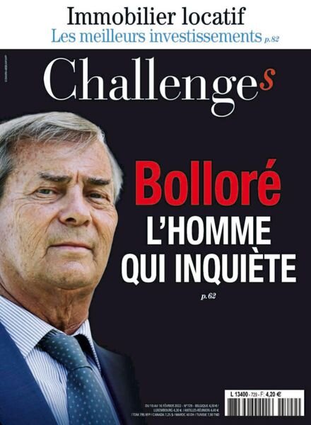 Challenges – 10 Fevrier 2022 Cover