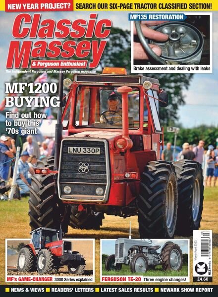 Classic Massey & Ferguson Enthusiast – March 2022 Cover