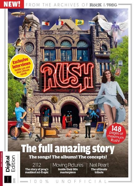 Classic Rock & Prog Present – Rush – 2nd Edition 2021 Cover